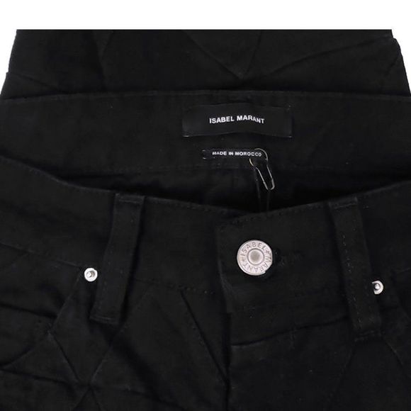ISABEL MARANT Geometric Patchwork Jeans Size 4 NWT - Picture 6 of 7